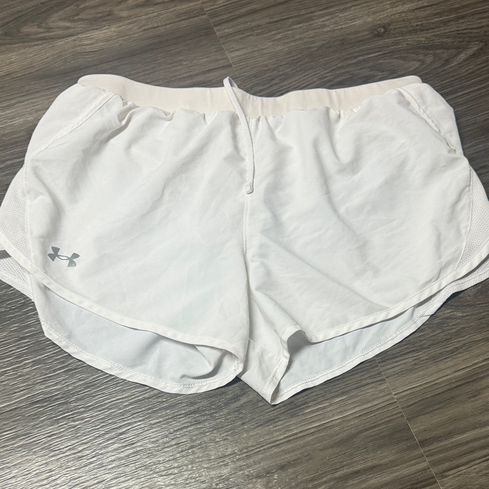 Under Armour Women's Athletic White Shorts